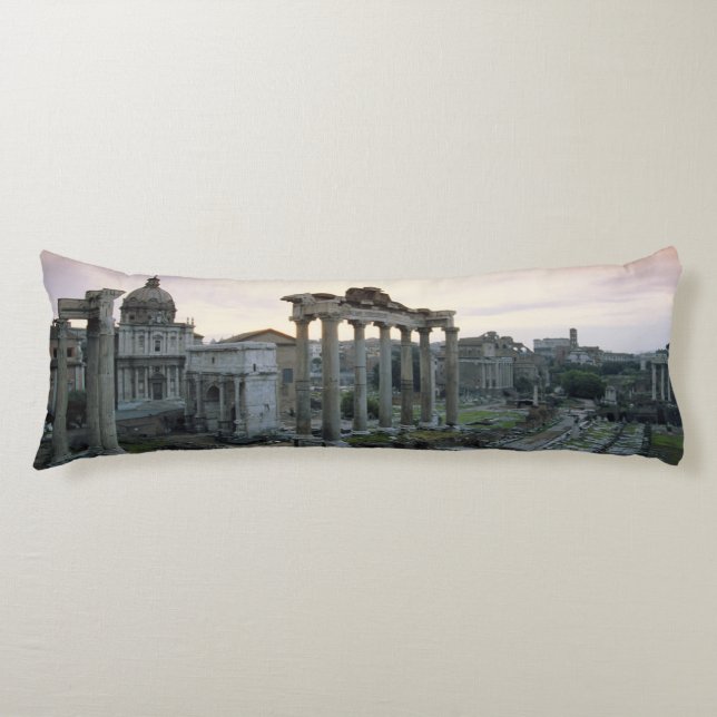 Roman Forum at dawn Body Cushion (Front)
