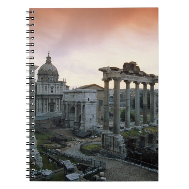 Roman Forum at dawn Spiral Notebook (Front)