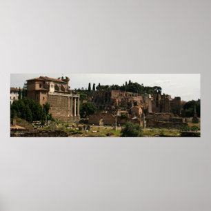 Roman Forum Panorama Poster