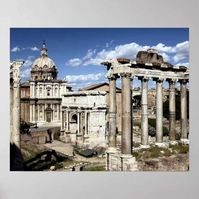 Roman Forum, Rome, Italy Poster (Front)