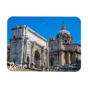 Roman Forum ruins in Rome, Italy Magnet