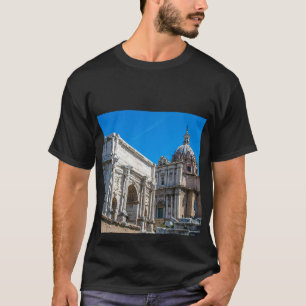 Roman Forum ruins in Rome, Italy T-Shirt