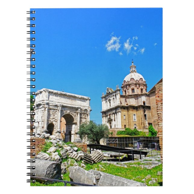 Roman forum spiral notebook (Front)