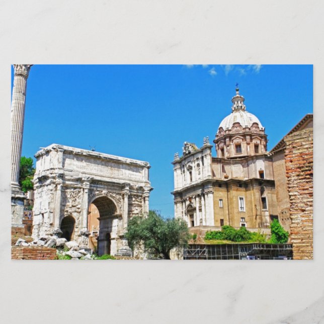 Roman forum stationery (Front)