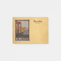 Roman Forum Vintage Travel Advertisement