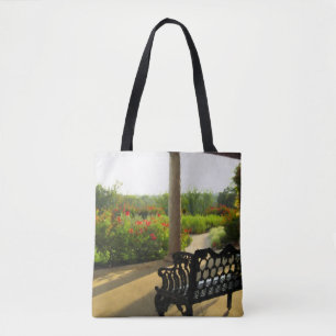 Roman Garden Watercolour Tote Bag