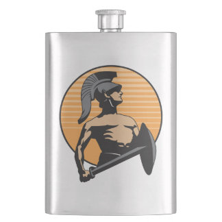 Roman Gladiator Hip Flask