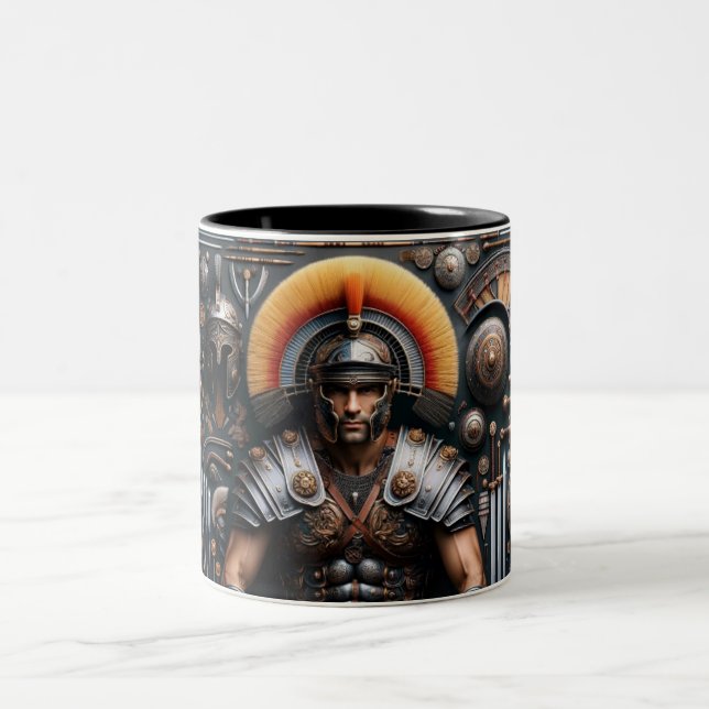 Roman Gladiator Valor Knolling Mug (Center)