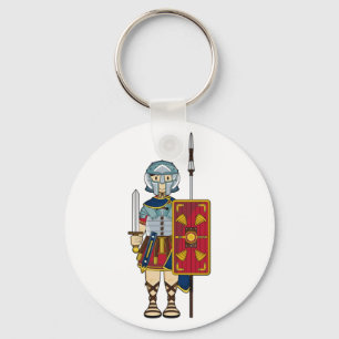 Roman Gladiator with Keychain