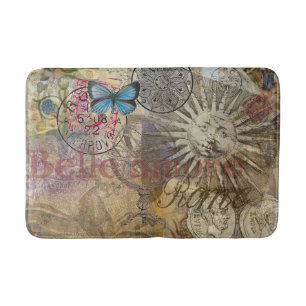 Roman History Italy Travel Vacation Holiday City Bath Mat