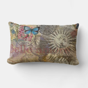 Roman History Italy Travel Vacation Holiday City Lumbar Cushion