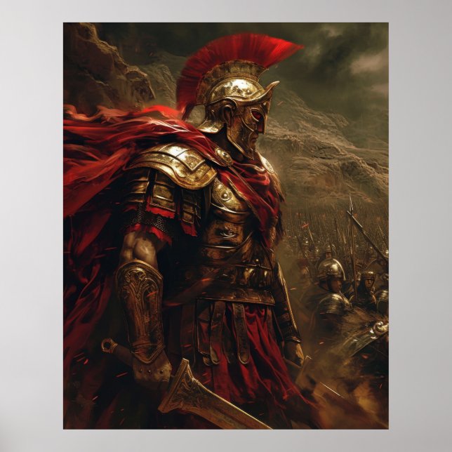 Roman Legion Warrior Poster (Front)