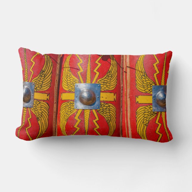 Roman Military Shield - Scutum Lumbar Cushion (Front)