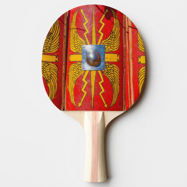 Roman Military Shield - Scutum Ping Pong Paddle (Back)