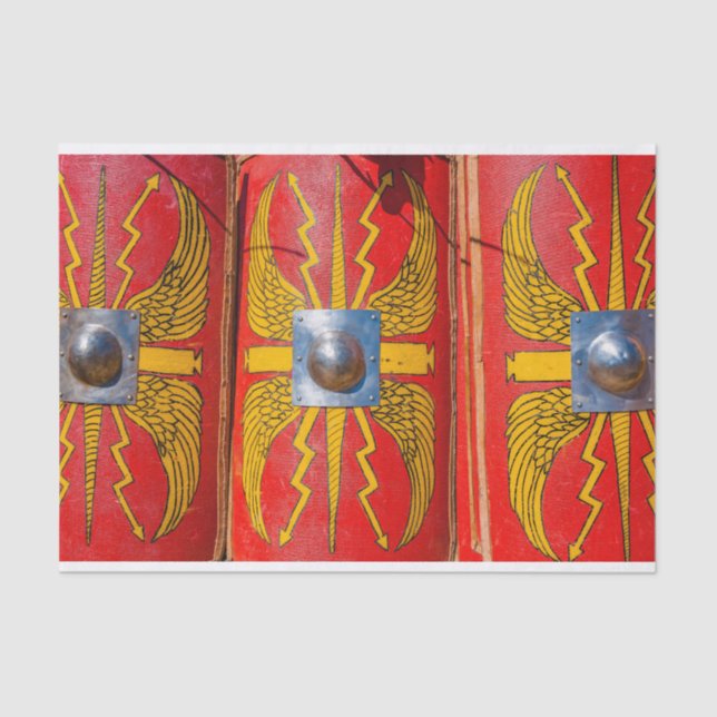 Roman Military Shield - Scutum Tissue Paper (Front)