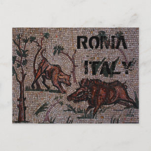 Roman Mosaic Postcard