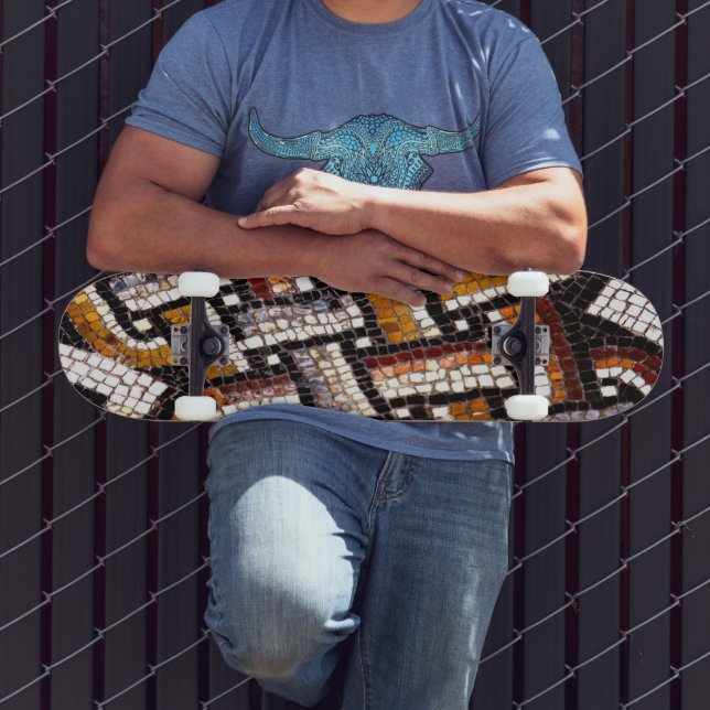 Roman Mosaic Skateboard (Outdoor 3)