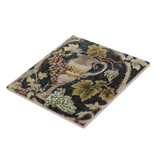 Roman Mosaic Style Wine Ceramic Tile