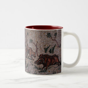 Roman Mosaic Two-Tone Coffee Mug