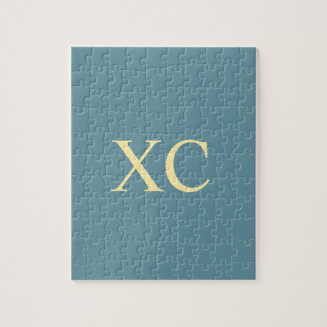 Roman Numeral 90 Photo Puzzle (Vertical)