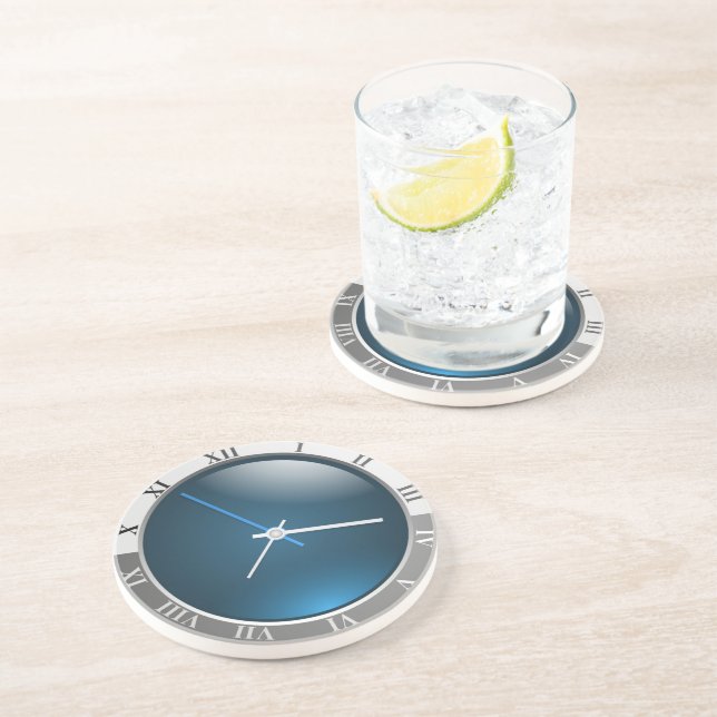 ROMAN NUMERAL CLOCK COASTER (Side)