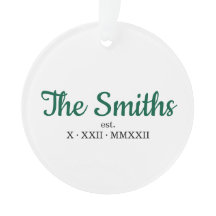 Roman Numeral Date Sticker