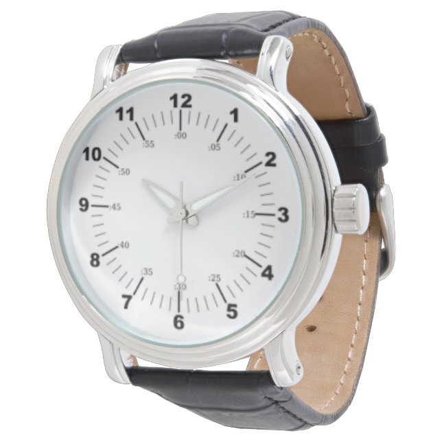Roman Numerals Modern number big Easy to Read Watc Watch (Angled)