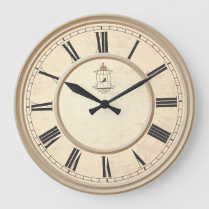 Roman numerals Roman numerals Large Clock
