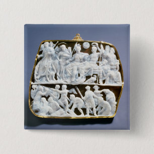 Roman onyx cameo, 1st century AD 15 Cm Square Badge
