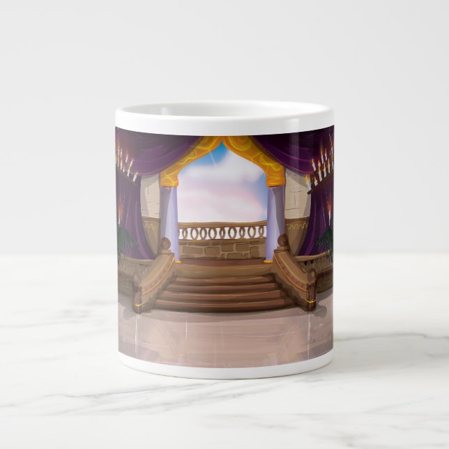 Roman Palace Large Coffee Mug (Front)