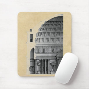 Roman Pantheon Classical Architecture Mouse Pad