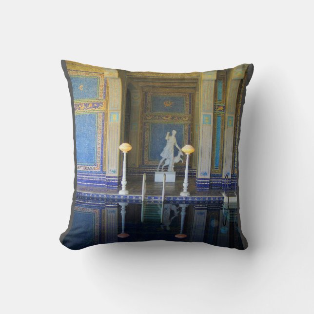 Roman Pool at Hearst Castle, California Cushion (Front)