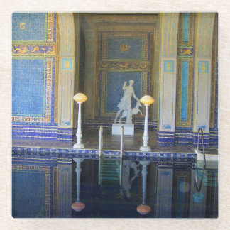 Roman Pool at Hearst Castle, California Glass Coaster