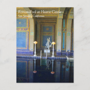Roman Pool at Hearst Castle, California Postcard