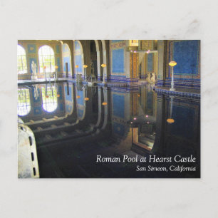 Roman Pool at Hearst Castle, California Postcard