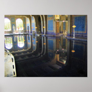 Roman Pool at Hearst Castle, California Poster