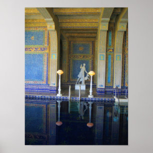 Roman Pool at Hearst Castle, California Poster