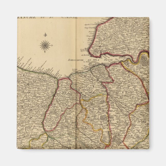Roman roads and forests magnet (Front)