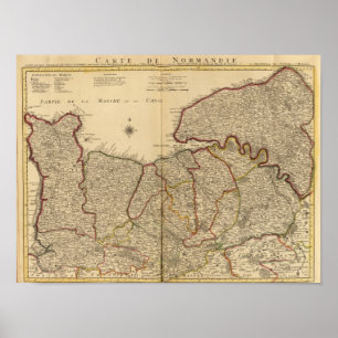 Roman roads and forests poster