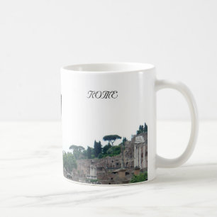 Roman Ruins Entrance in Rome Italy Coffee Mug
