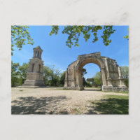 Roman ruins near Saint-Rémy-de-Provence, France