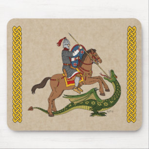 Roman Saint George and the Dragon Mouse Pad