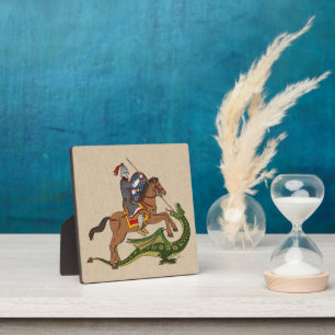 Roman Saint George Plaque