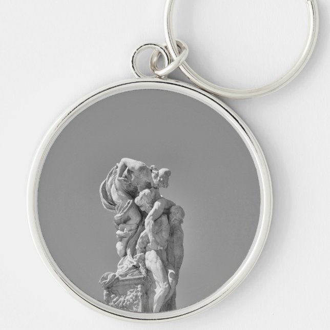 Roman sculptures in modern composition key ring (Front)