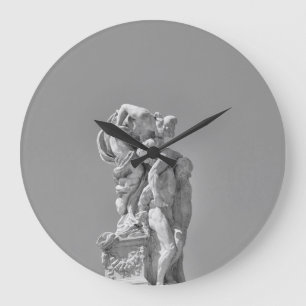 Roman sculptures in modern composition large clock