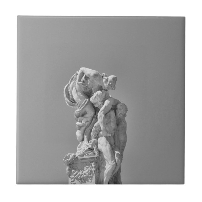 Roman sculptures in modern composition tile (Front)