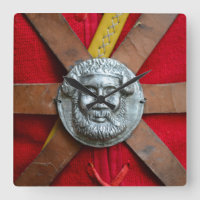Roman soldier uniform Jupiter god medallion metal
