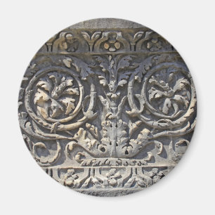 Roman stone magnet
