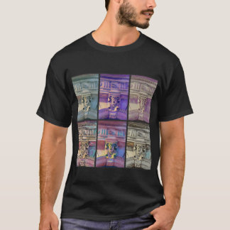 roman street - black T-Shirt