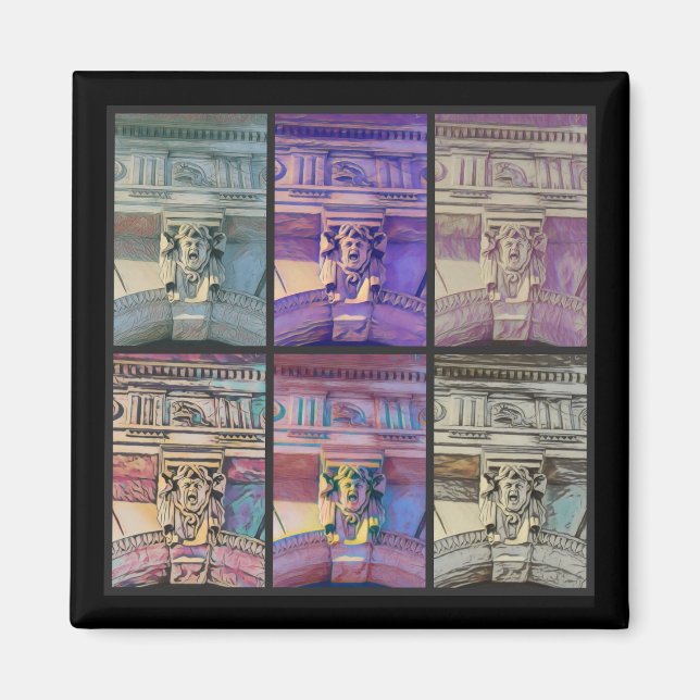 roman street - magnet (Front)